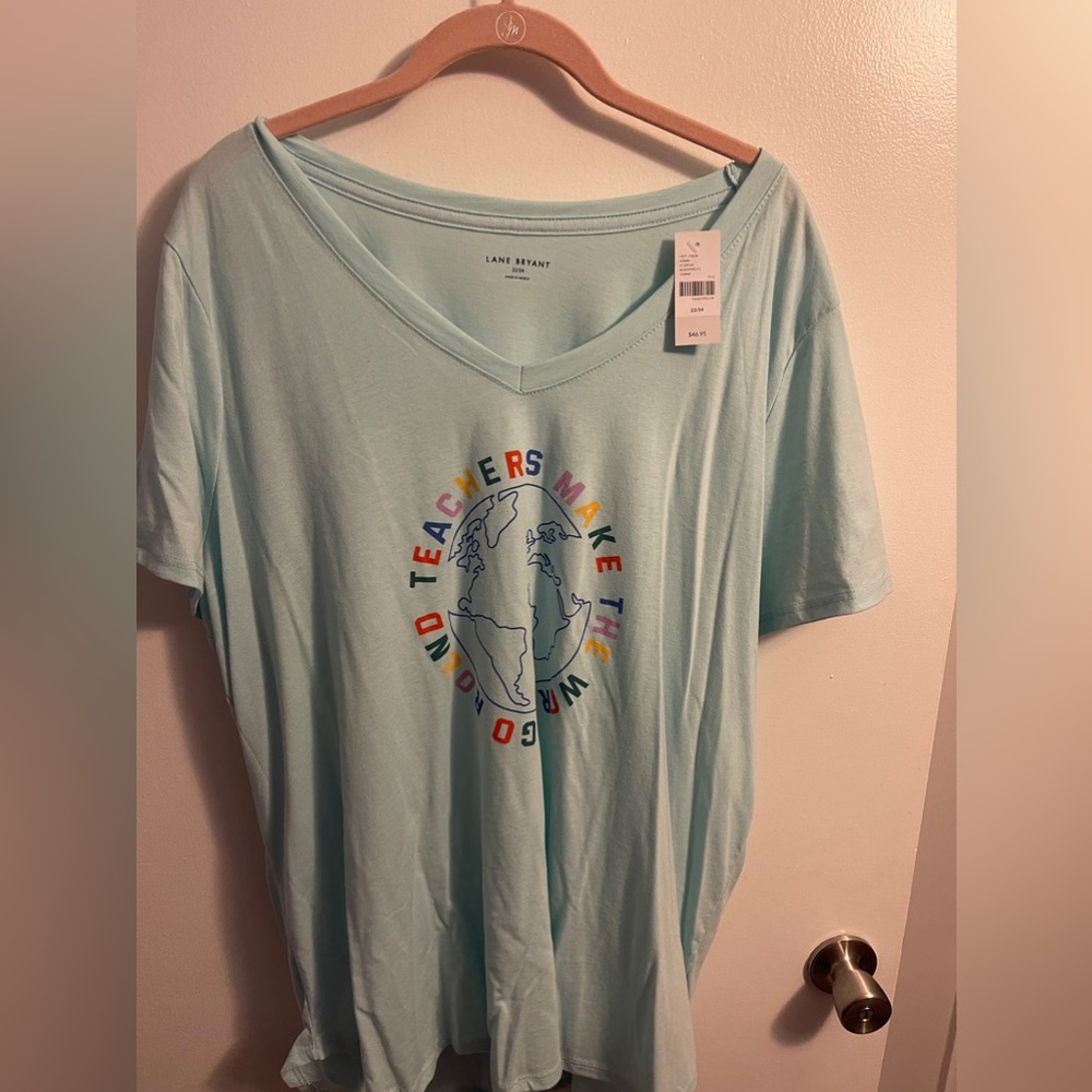 NWT lane Bryant teacher tee